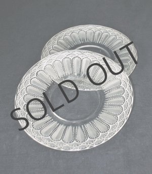 画像: 【LALIQUE】ルネ・ラリック　JAFFAN°4 中皿2客