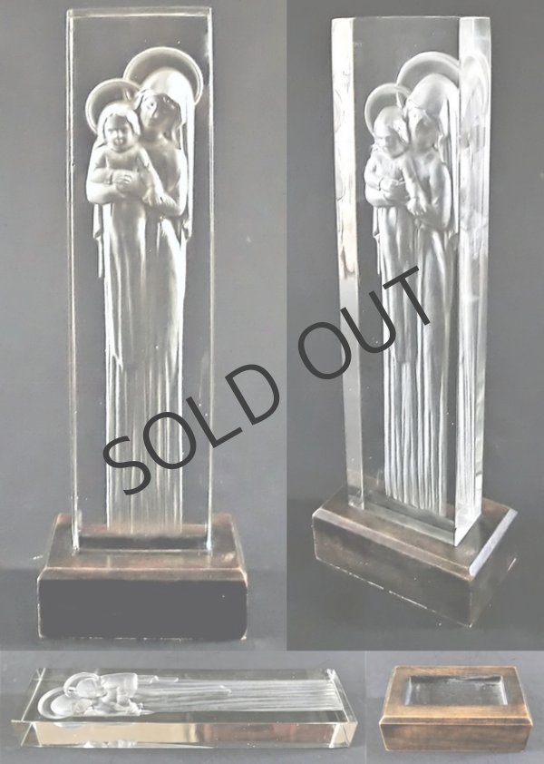 画像4: 【LALIQUE】ルネ・ラリック　VIERGE A L'ENFANT 聖母子像　 (4)