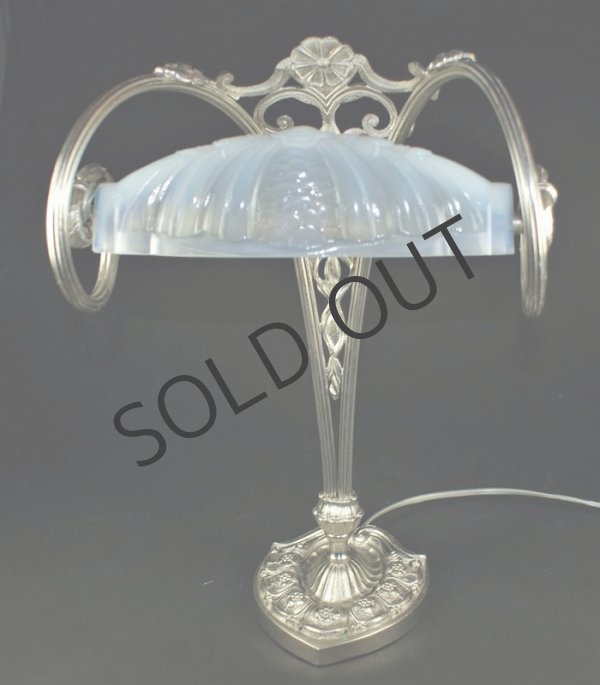 画像3: アール・デコの美しいデスクランプ (3)