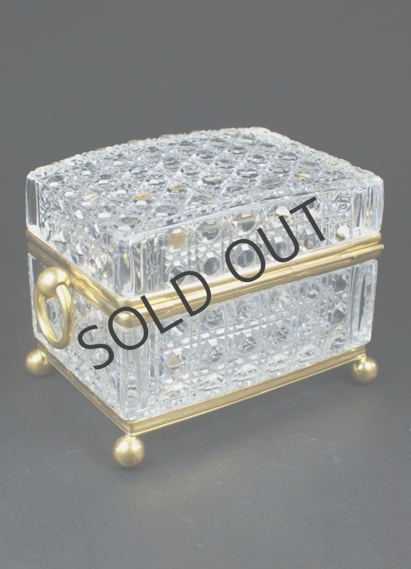 画像4: 【BACCARAT】バカラ　八角籠目文カットの玉手箱 (4)