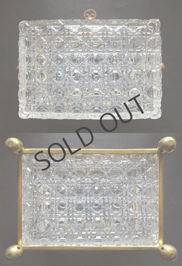 画像6: 【BACCARAT】バカラ　八角籠目文カットの玉手箱 (6)