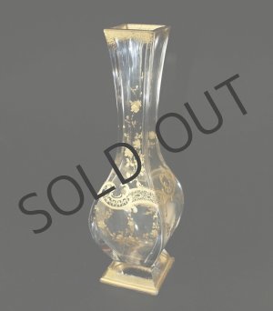画像: 【BACCARAT】バカラ　ロカイユ文金彩花瓶