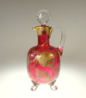 画像: 【BACCARAT】バカラ　金銀彩ジャポニズム酒器