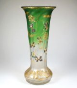 画像: 【LEGRAS】ルグラ　スミレ文エナメル彩花瓶