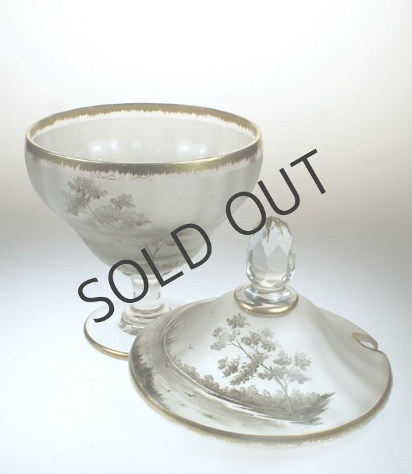 画像4: 湖畔風景文グリザイユ彩果実酒セット (4)