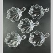 画像2: 【BACCARAT】バカラ　木の葉型小皿5客 (2)