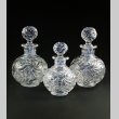 画像1: 【BACCARAT】バカラ　Rosaces multiples フラコン3点 (1)