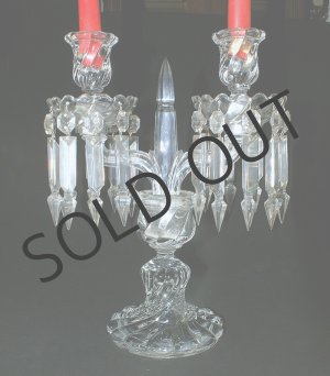 画像: 【BACCARAT】バカラ　Bambous tors 2灯式キャンドルスタンド