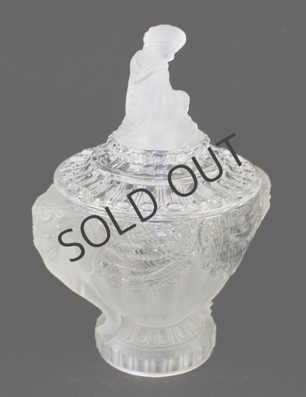 画像3: 【BACCARAT】バカラ　象と象使いの少年 蓋物 (3)