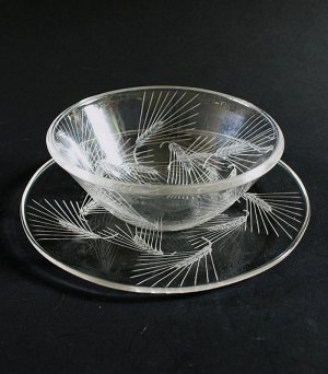 画像: 【LALIQUE】ルネ・ラリック　ARRAS 深鉢と皿