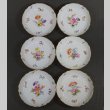 画像1: 【MEISSEN】マイセン　Neubrandenstein 花絵小皿6客 (1)