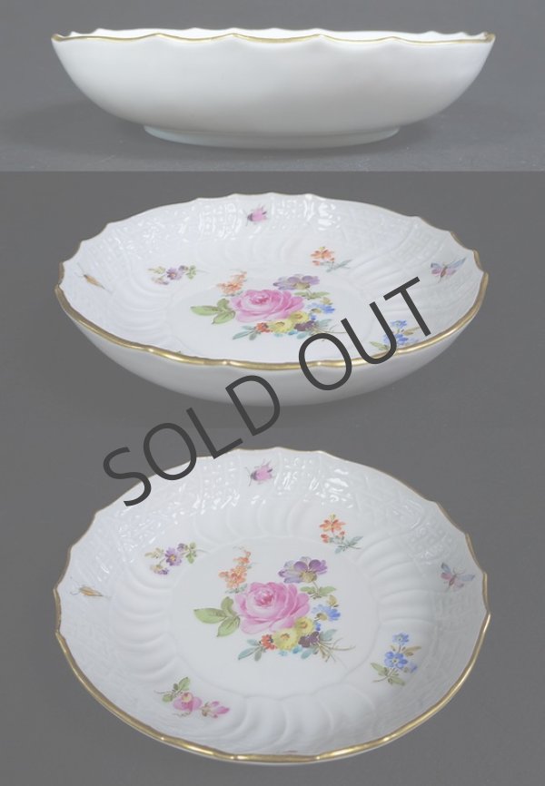 画像9: 【MEISSEN】マイセン　Neubrandenstein 花絵小皿6客 (9)