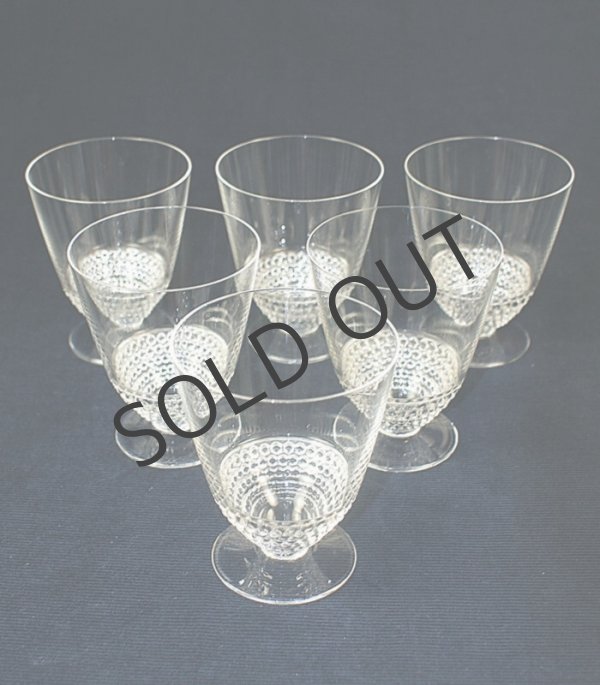 画像1: 【LALIQUE】ルネ・ラリック　NIPPON グラスH.9.2cm 6客 (1)
