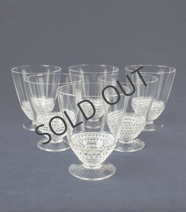 画像2: 【LALIQUE】ルネ・ラリック　NIPPON グラスH.9.2cm 6客 (2)