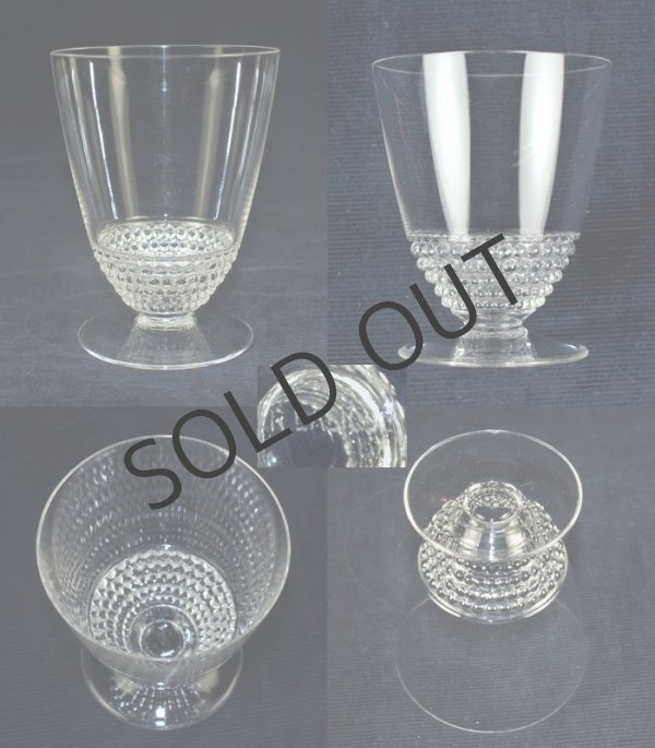 画像4: 【LALIQUE】ルネ・ラリック　NIPPON グラスH.9.2cm 6客 (4)