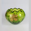 画像2: 【BACCARAT】バカラ　プラタナス文金彩緑色花瓶（球形） (2)