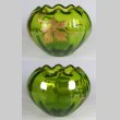 画像3: 【BACCARAT】バカラ　プラタナス文金彩緑色花瓶（球形） (3)