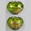 画像4: 【BACCARAT】バカラ　プラタナス文金彩緑色花瓶（球形） (4)