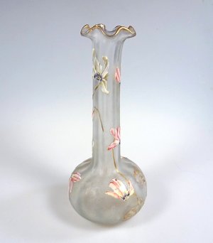 画像: 【LEGRAS-MONTJOYE】ルグラ-モンジョワ　シクラメン文花瓶