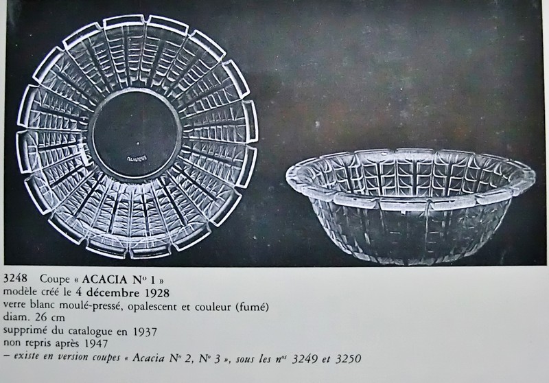 画像5: 【LALIQUE】ルネ・ラリック　ACACIA N°1大鉢 (5)