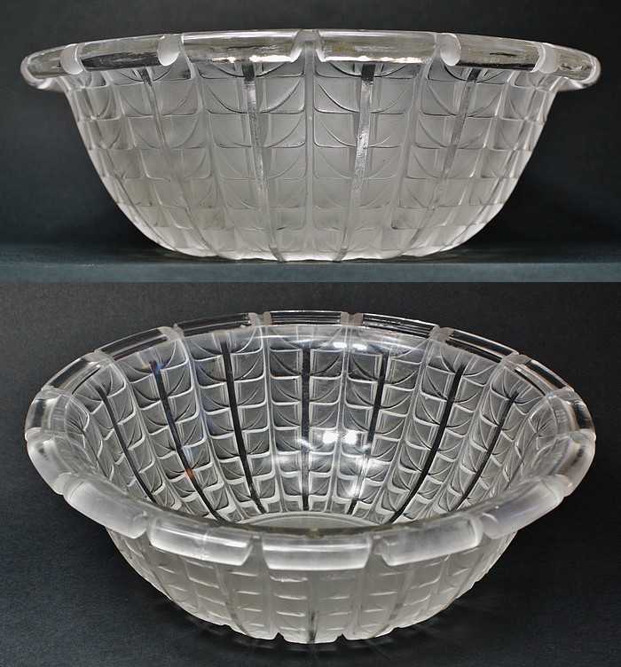 画像2: 【LALIQUE】ルネ・ラリック　ACACIA N°1大鉢 (2)