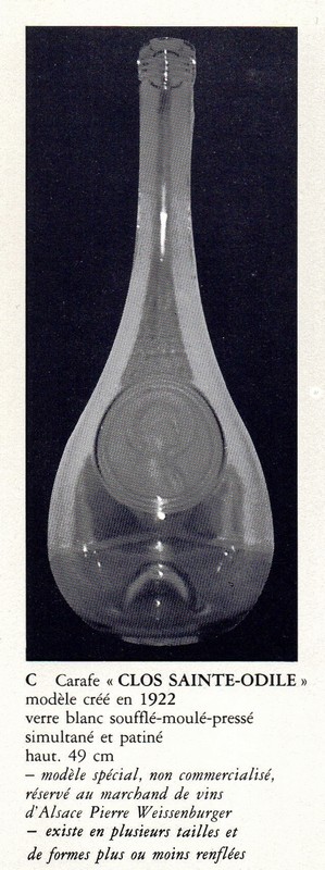 画像4: 【LALIQUE】ルネ・ラリック　Clos Sainte-Odile 巨大なボトル (4)
