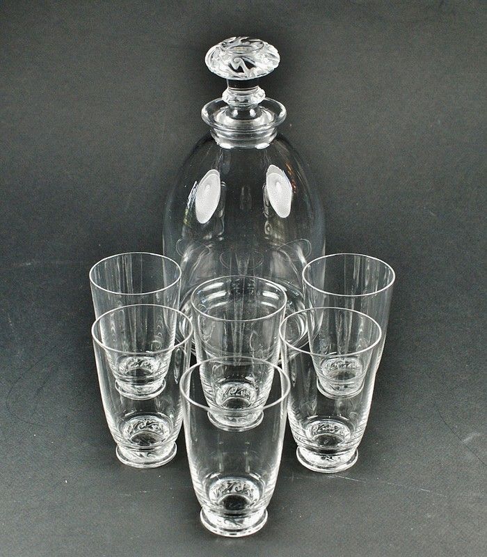 画像1: 【LALIQUE】ラリック　SAINT-HUBERT 酒器セット (1)