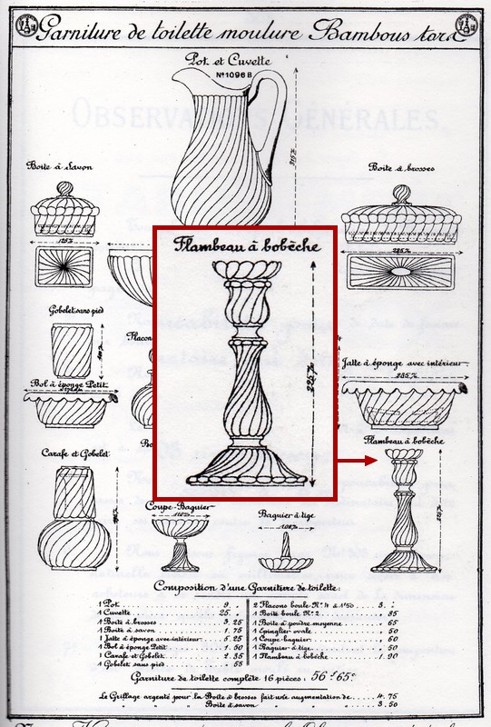 画像3: 【BACCARAT】バカラ　Bambous tors キャンドルスタンド (3)