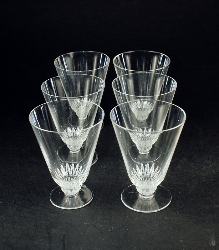 LALIQUE France ラリック フランス コールドワーク カットグラス ...