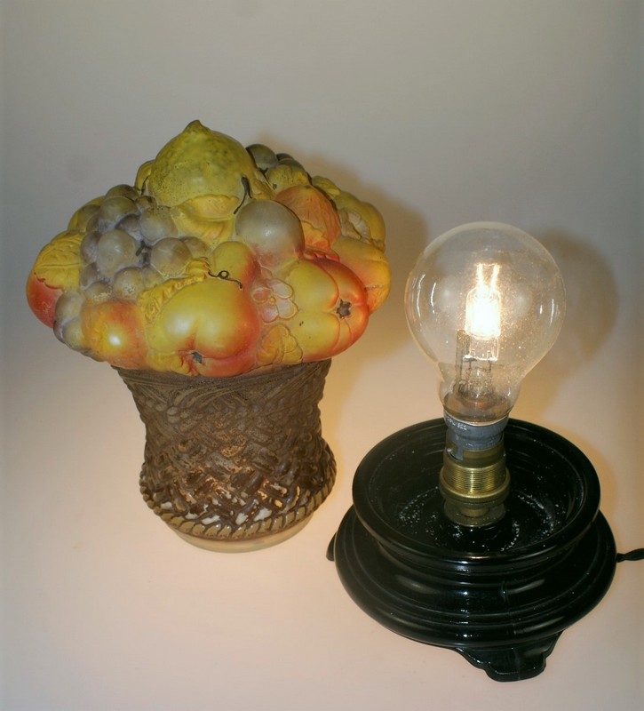 画像3: フルーツバスケット型テーブルランプ (3)