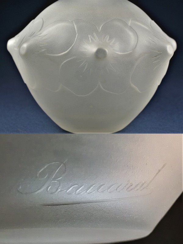 画像3: 【BACCARAT】バカラ　花文ジヴレ花瓶またはキャラフ (3)