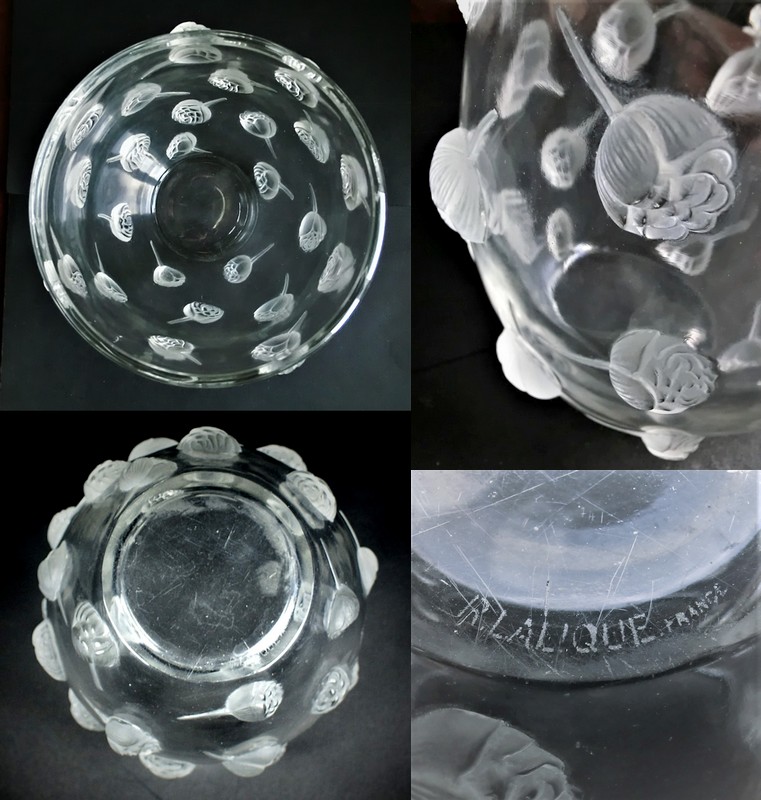 画像4: 【LALIQUE】ルネ・ラリック　PIVOINES 花瓶 (4)