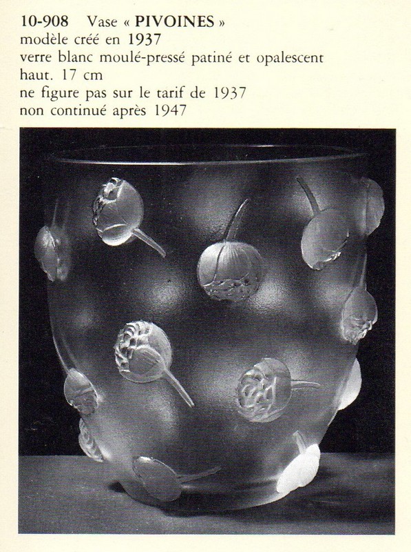 画像5: 【LALIQUE】ルネ・ラリック　PIVOINES 花瓶 (5)