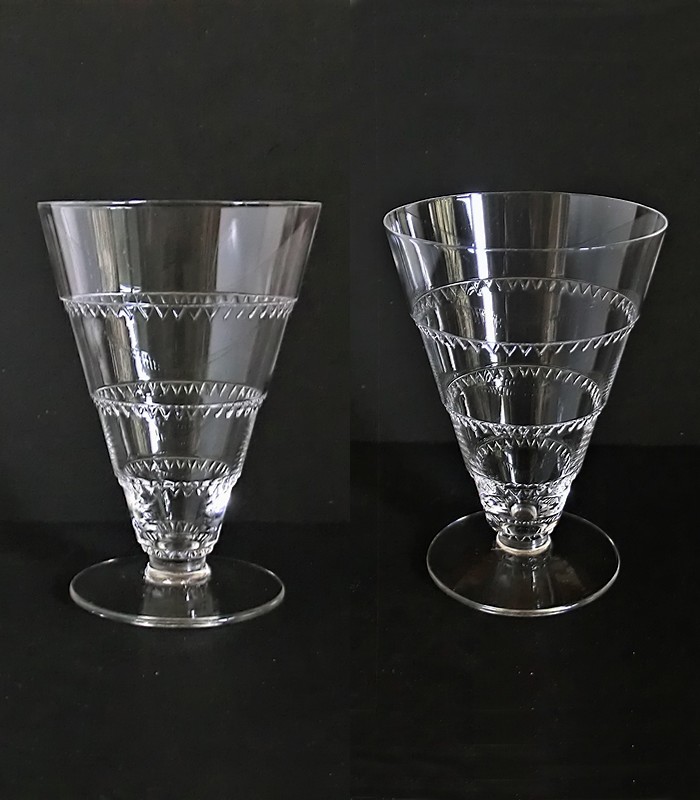 LALIQUE France ラリック フランス コールドワーク カットグラス -