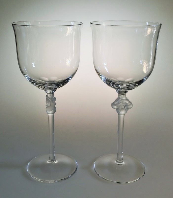 画像3: 【LALIQUE】ラリック　ROXANE ウォーターグラス 2客 (3)