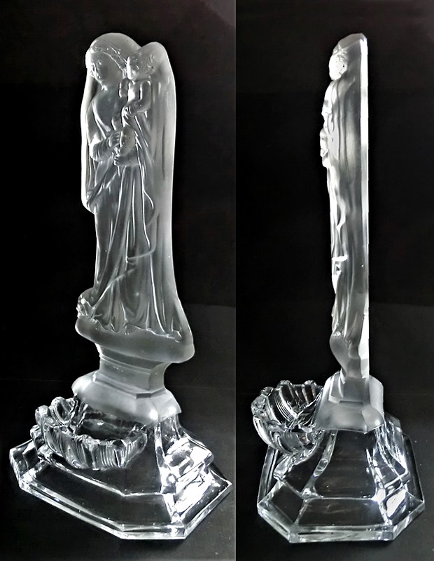 画像2: 【ST-LOUIS】サン・ルイ　聖水盤付き聖母子像 (2)