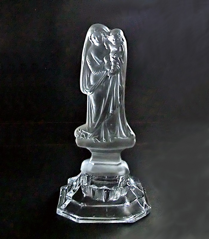 画像1: 【ST-LOUIS】サン・ルイ　聖水盤付き聖母子像 (1)