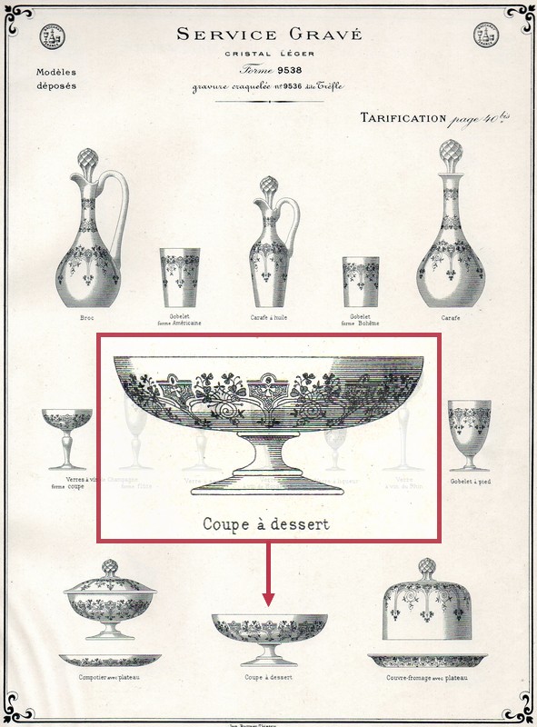 画像5: 【BACCARAT】バカラ　Trèfle コンポート (5)