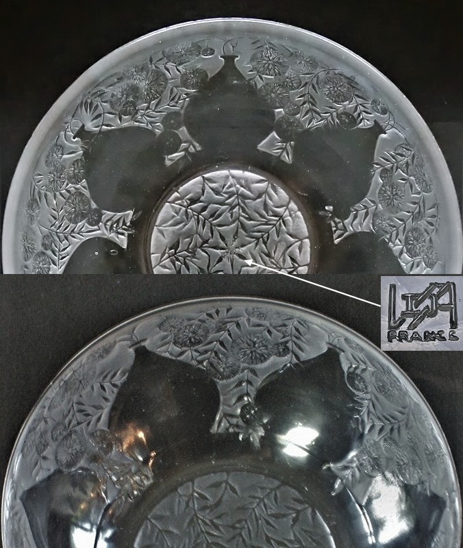 画像4: 【LALIQUE】ルネ・ラリック　VASES 中鉢 (4)