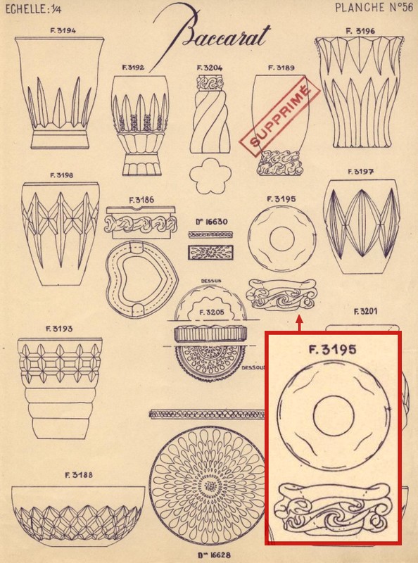 画像3: 【BACCARAT】バカラ　ROSSINI 灰皿 (3)