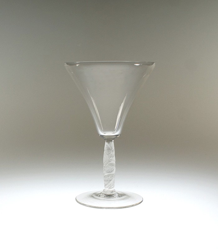 画像1: 【LALIQUE】ルネ・ラリック　LOGELBACH ワイングラス (M) (1)