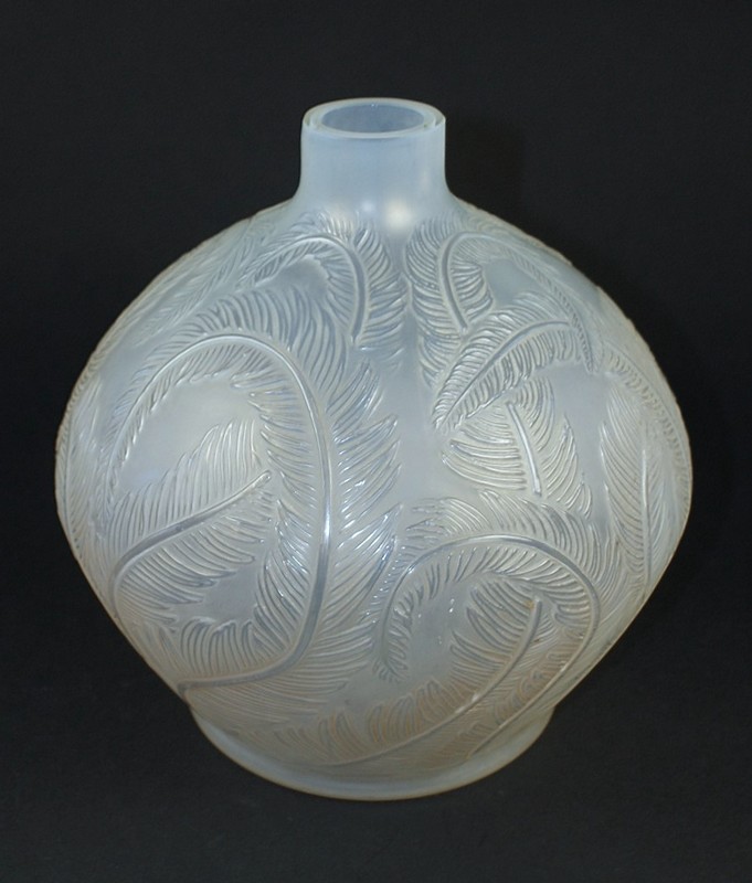 画像2: 【LALIQUE】ルネ・ラリック　PLUMES 花瓶 (2)