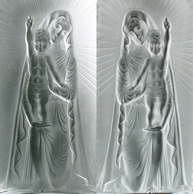 画像3: 【LALIQUE】ラリック  Vierge à l'enfant agenouillée聖母子像　 (3)