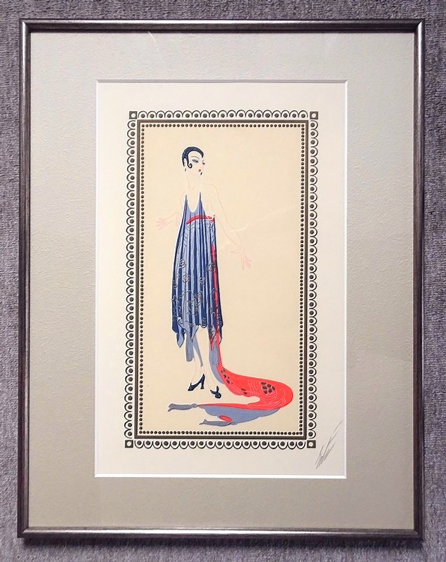 画像6: 【ERTE】エルテ『キルケ』リトグラフ版画 (6)