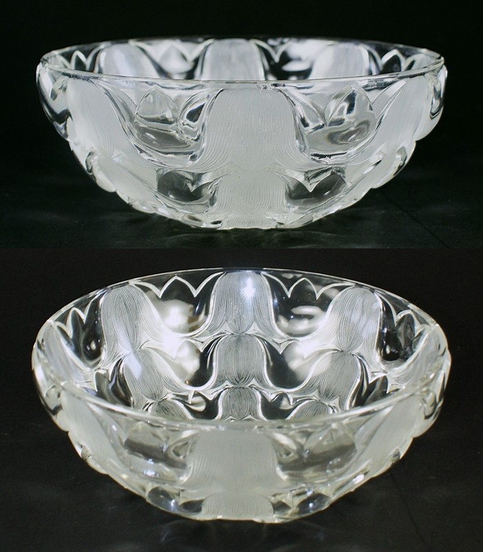 画像2: 【LALIQUE】ルネ・ラリック　CAMPANULES 深鉢 (2)