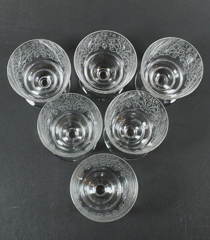 画像2: 【BACCARAT】バカラ　LULLI ワイングラス6客 (2)
